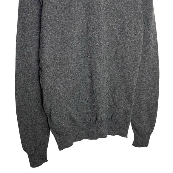 AG Adriano Goldschmied Sweater Mens M Gray V-Neck Academia Wool Preppy NEW - Picture 5 of 7